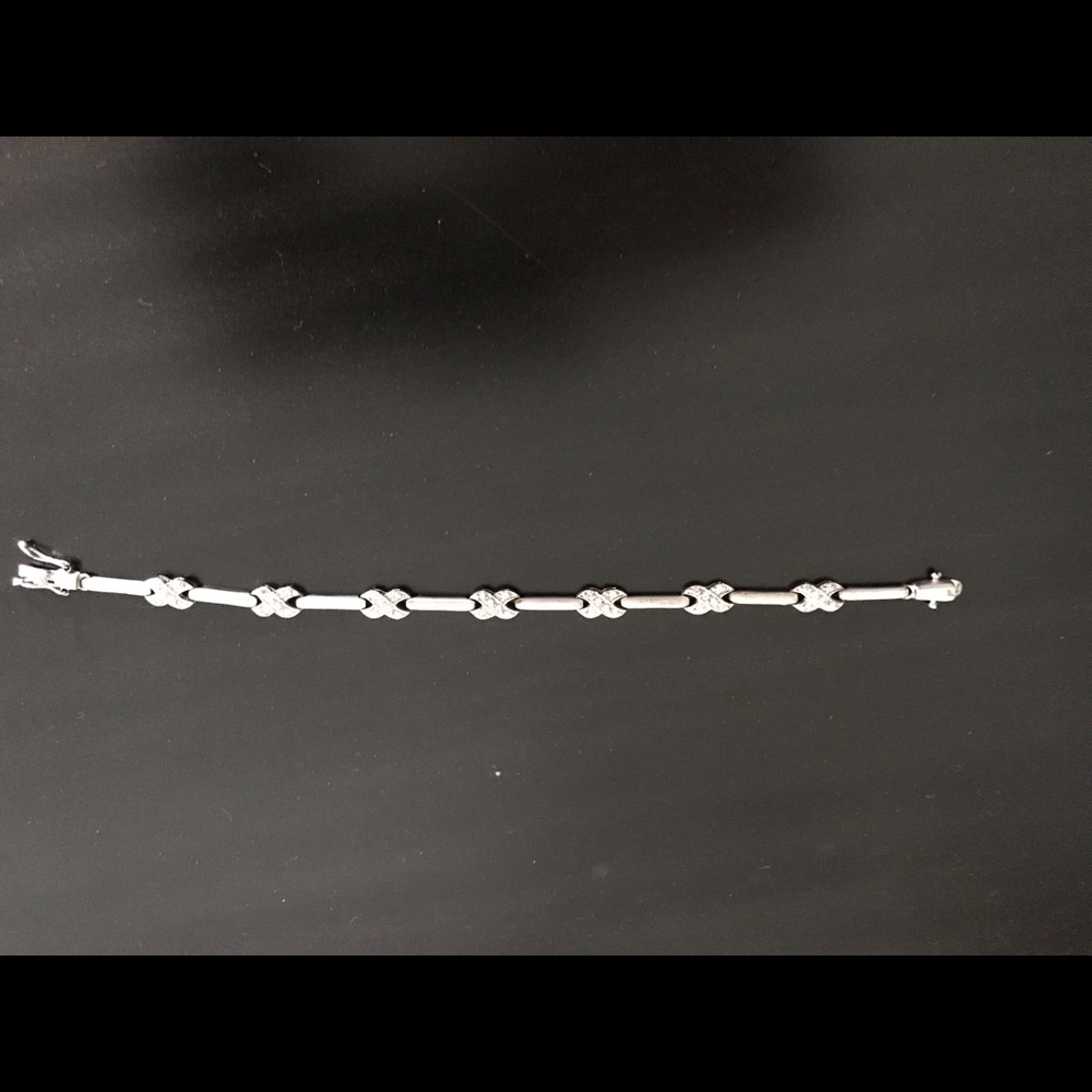 Lia Sophia cz silver bracelet